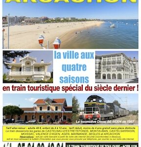 Affiche Train Historique Toulouse : train touristique spécial du siècle dernier