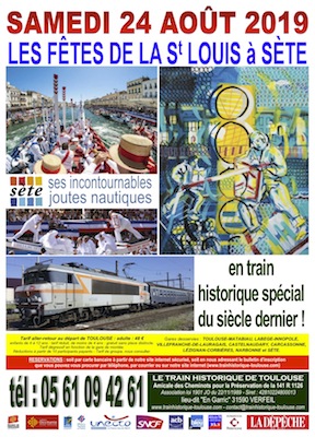 Affiche Train Historique Toulouse en train historique spécial du siècle dernier