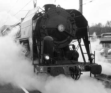Locomotive à vapeur du Train Historique Toulouse en gare