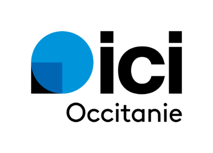 Icône circulaire bleue divisée en quatre secteurs